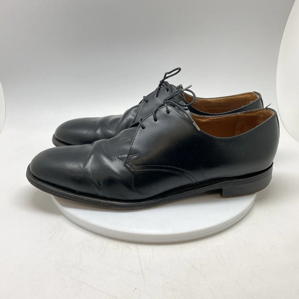 William‎ Chatsworth Oxford Dress Shoes Mens 13 D Black Leather England Preppy